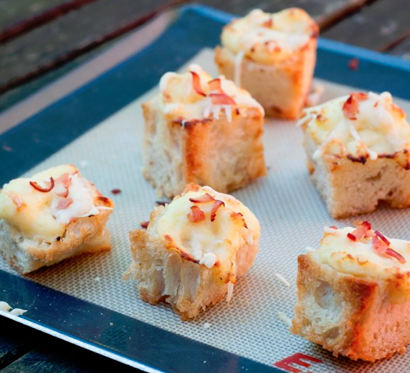 Mini croque monsieur bites on eatlivetravelwrite.com